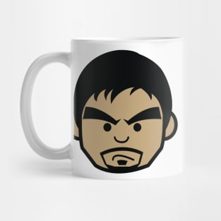 Angry Manny Cartoon Pacquiao Face Mug